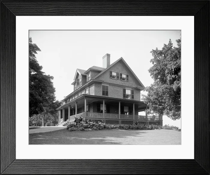 Framed Print : One of the cottages, Hotel Champlain, N.Y. between 1900 and 1910. Creator: Unknown Framed Print : One of the cottages, Hotel Champlain, N.Y. between 1900 and 1910. Creator: Unknown