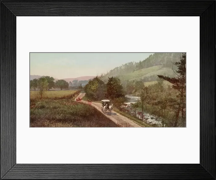 Framed Print : The Drive, Poagshole, Dansville, N.Y. ca 1900. Creator: Unknown Framed Print : The Drive, Poagshole, Dansville, N.Y. ca 1900. Creator: Unknown