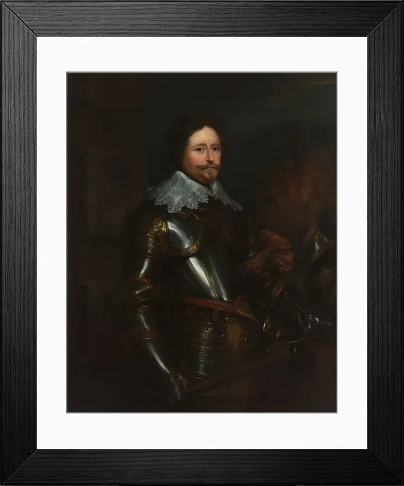 Framed Print : Portrait of the Stadholder Frederik Hendrik (1584-1647), Prince of Orange, c.1670. Creator: Unknown Framed Print : Portrait of the Stadholder Frederik Hendrik (1584-1647), Prince of Orange, c.1670. Creator: Unknown