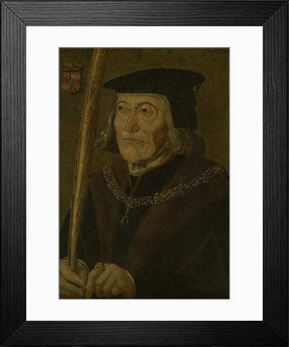 Framed Print : Portrait of Jan van Egmond (1438-1516), Count of Egmond, after c.1510. Creator: Anon Framed Print : Portrait of Jan van Egmond (1438-1516), Count of Egmond, after c.1510. Creator: Anon