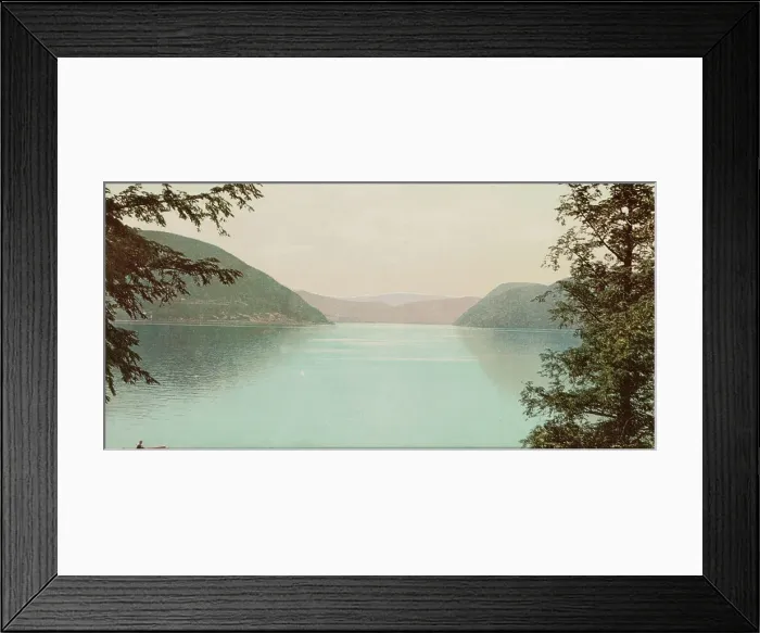 Framed Print : Peekskill Bay and the narrows of the Hudson, ca 1900. Creator: Unknown Framed Print : Peekskill Bay and the narrows of the Hudson, ca 1900. Creator: Unknown