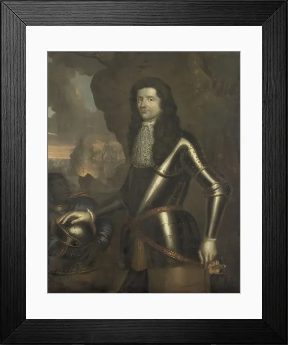 Framed Print : Portrait of an Admiral, probably Willem van Ewijck, c.1680. Creator: Anon Framed Print : Portrait of an Admiral, probably Willem van Ewijck, c.1680. Creator: Anon