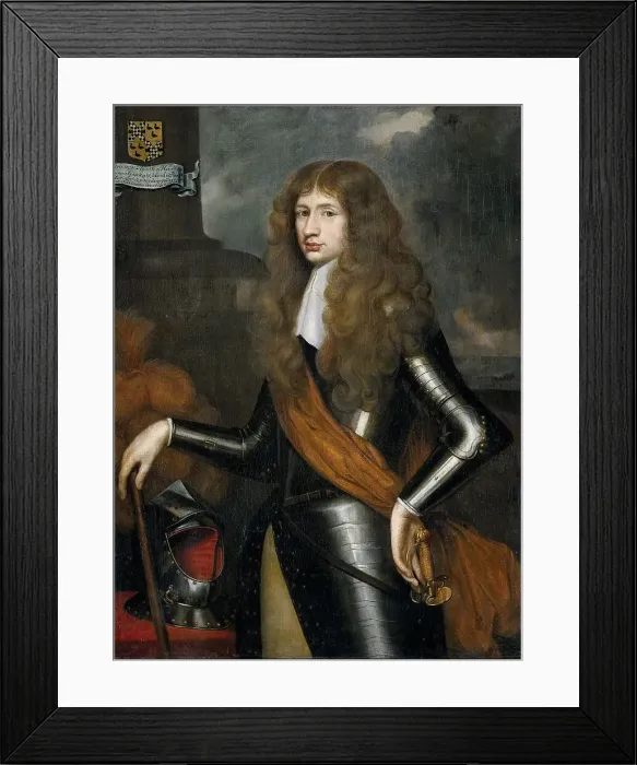Framed Print : Portrait of Cornelis van Aerssen, Lord of Sommelsdijk, Governor of Suriname from 1683, c.1680. Creator: Anon Framed Print : Portrait of Cornelis van Aerssen, Lord of Sommelsdijk, Governor of Suriname from 1683, c.1680. Creator: Anon