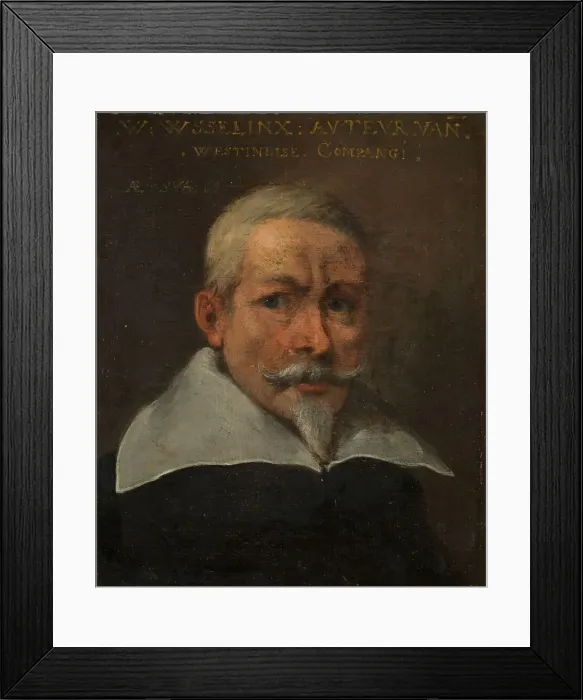 Framed Print : Portrait of Willem Usselinx, Merchant and Founder of the Dutch West Indies Company, 1637. Creator: Anon Framed Print : Portrait of Willem Usselinx, Merchant and Founder of the Dutch West Indies Company, 1637. Creator: Anon