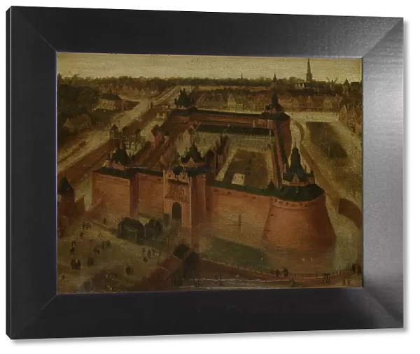 Bird's-eye View of the Vredenburg (Vredeborch) Castle in Utrecht, c.1550-c.1599. Creator: Anon