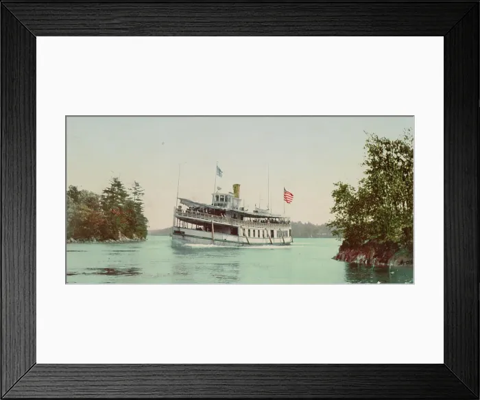 Framed Print : In the Thousand Islands, c1901. Creator: Unknown Framed Print : In the Thousand Islands, c1901. Creator: Unknown