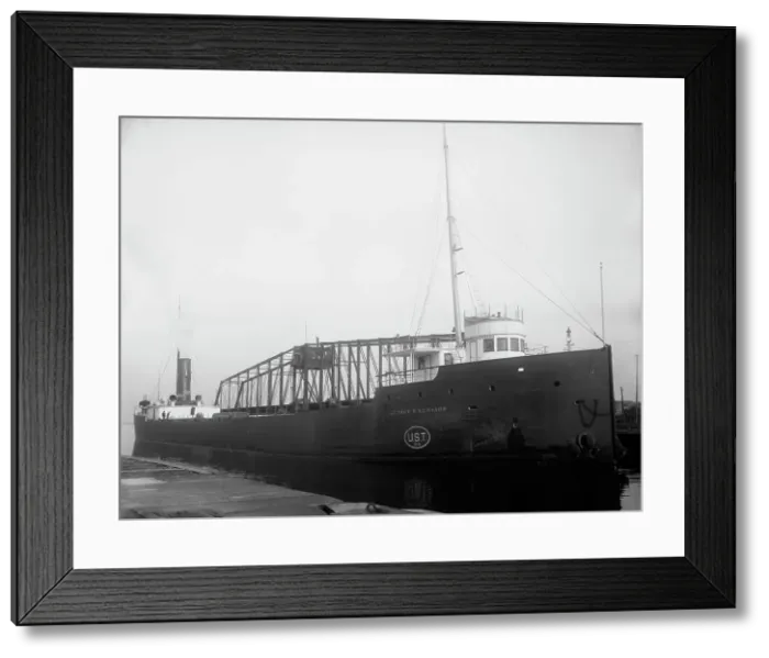 Framed Print : S.S. George B. Leonard, between 1903 and 1910. Creator: Unknown Framed Print : S.S. George B. Leonard, between 1903 and 1910. Creator: Unknown