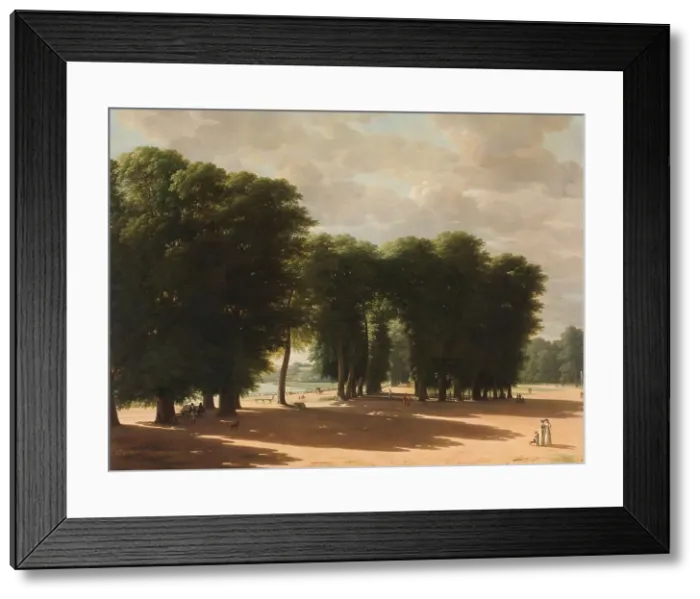 Framed Print : The Entrance to the Park of Saint-Cloud, Paris, 1809. Creator: Pieter Rudolph Kleijn Framed Print : The Entrance to the Park of Saint-Cloud, Paris, 1809. Creator: Pieter Rudolph Kleijn