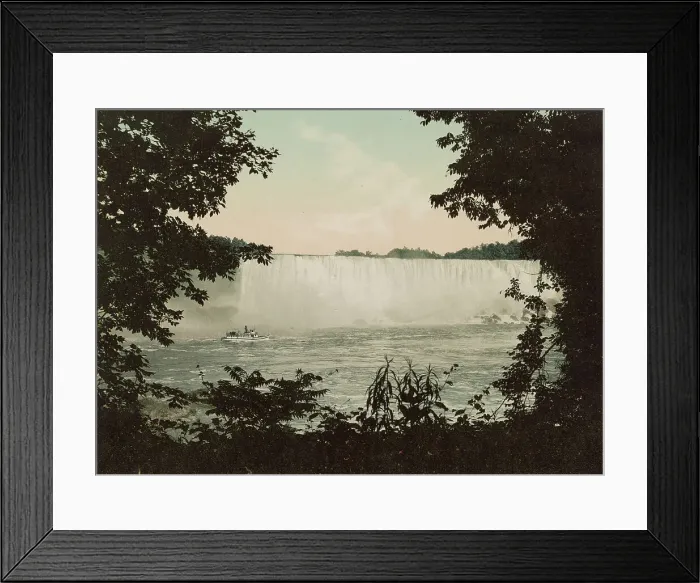 Framed Print : Niagara, American Fall from Canadian shore, c1898. Creator: Unknown Framed Print : Niagara, American Fall from Canadian shore, c1898. Creator: Unknown
