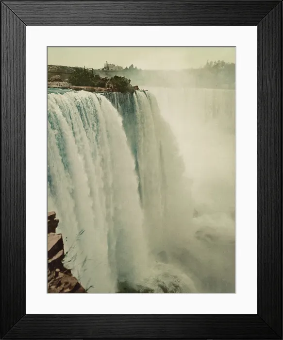 Framed Print : Niagara, Horseshoe Falls II, c1898. Creator: Unknown Framed Print : Niagara, Horseshoe Falls II, c1898. Creator: Unknown