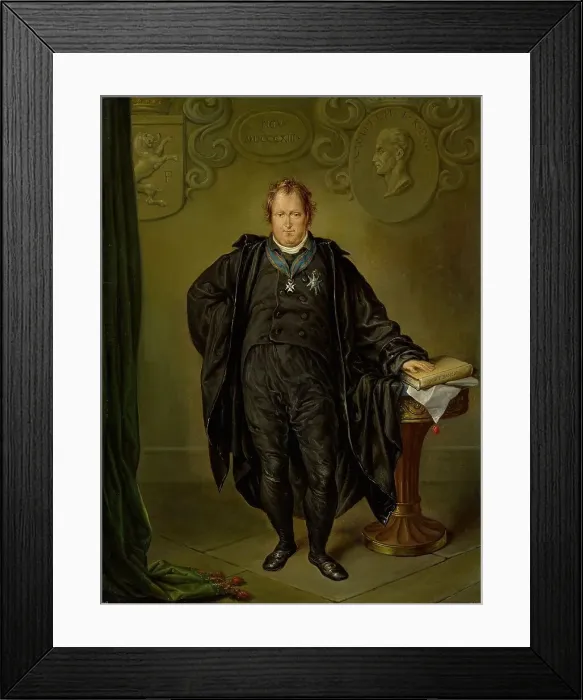 Framed Print : Johan Melchior Kemper (1776-1824), Jurist and Statesman, 1815. Creator: David Pierre Giottino Humbert de Superville Framed Print : Johan Melchior Kemper (1776-1824), Jurist and Statesman, 1815. Creator: David Pierre Giottino Humbert de Superville