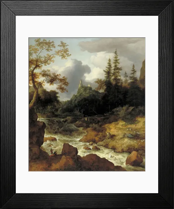 Framed Print : Norwegian Scenery, 1644-1675. Creator: Allart van Everdingen Framed Print : Norwegian Scenery, 1644-1675. Creator: Allart van Everdingen