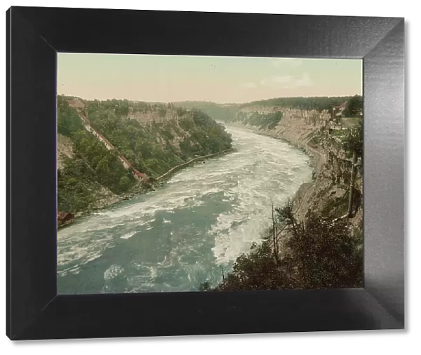 Niagara, Whirlpool Rapids, looking down, c1898. Creator: Unknown