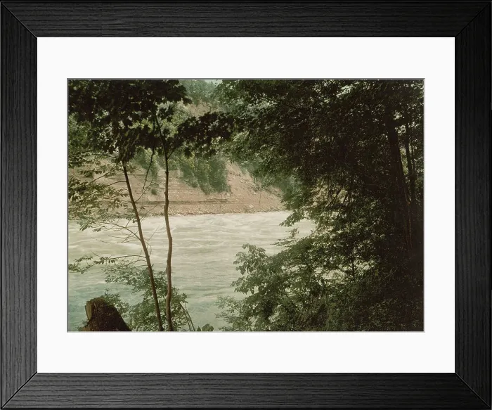 Framed Print : Niagara, Gorge from Niagara Glen, c1898. Creator: Unknown Framed Print : Niagara, Gorge from Niagara Glen, c1898. Creator: Unknown
