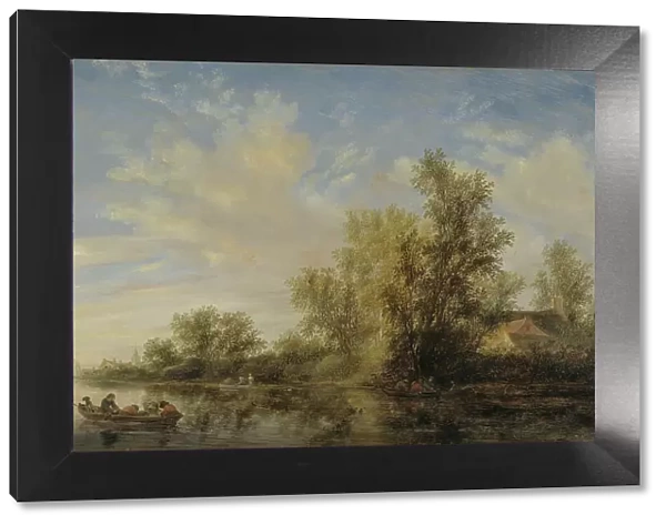 River Landscape, 1644. Creator: Salomon Ruysdael