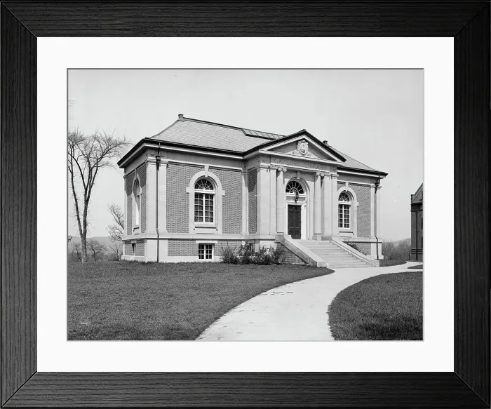 Framed Print : Gaylord Library, Mount Holyoke College, Mass. between 1900 and 1910. Creator: William H. Jackson Framed Print : Gaylord Library, Mount Holyoke College, Mass. between 1900 and 1910. Creator: William H. Jackson