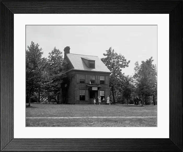 Framed Print : Penn cottage, Fairmount Park, Philadelphia, Pa. c.between 1910 and 1920. Creator: Unknown Framed Print : Penn cottage, Fairmount Park, Philadelphia, Pa. c.between 1910 and 1920. Creator: Unknown