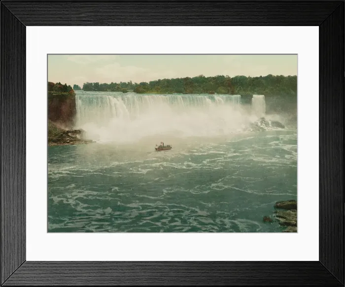 Framed Print : Niagara, American Falls from Canadian shore, c1898. Creator: Unknown Framed Print : Niagara, American Falls from Canadian shore, c1898. Creator: Unknown