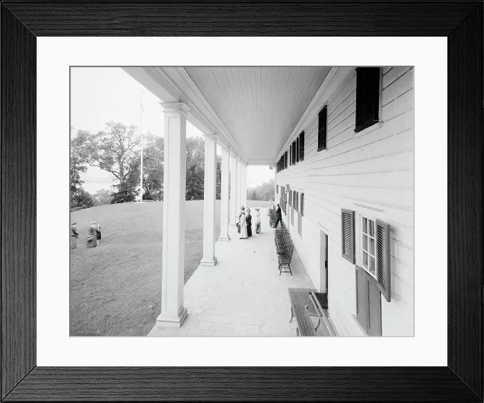 Framed Print : East portico, Mt. Vernon, Va. between 1900 and 1915. Creator: William H. Jackson Framed Print : East portico, Mt. Vernon, Va. between 1900 and 1915. Creator: William H. Jackson