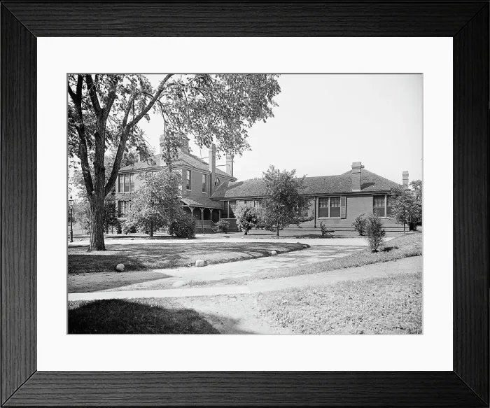 Framed Print : Maternity building, New England Hospital for Women & Children, Dimock Street, Boston... c1900-1910. Creator: Unknown. Maternity building, New England Hospital for Women & Children, Dimock Street, Boston... c1900-1910. Creator: Unknown Framed Print : Maternity building, New England Hospital for Women & Children, Dimock Street, Boston... c1900-1910. Creator: Unknown. Maternity building, New England Hospital for Women & Children, Dimock Street, Boston... c1900-1910. Creator: Unknown