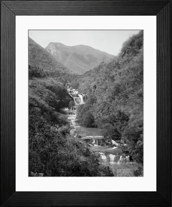 Framed Print : Falls of the Abra, distant view, between 1880 and 1897. Creator: William H. Jackson Framed Print : Falls of the Abra, distant view, between 1880 and 1897. Creator: William H. Jackson