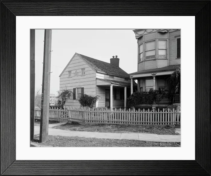 Framed Print : Edgar Allen [sic] Poe cottage, New York, c.between 1910 and 1920. Creator: Unknown