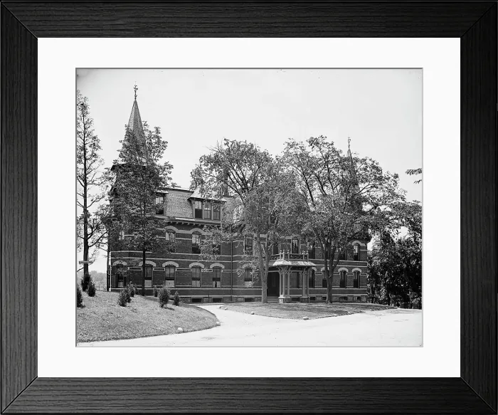 Framed Print : Maternity building, New England Hospital for Women & Children, Dimock Street, Boston, Mass. between Creator: Unknown. Maternity building, New England Hospital for Women & Children, Dimock Street, Boston, Mass. between Creator: Unknown Framed Print : Maternity building, New England Hospital for Women & Children, Dimock Street, Boston, Mass. between Creator: Unknown. Maternity building, New England Hospital for Women & Children, Dimock Street, Boston, Mass. between Creator: Unknown