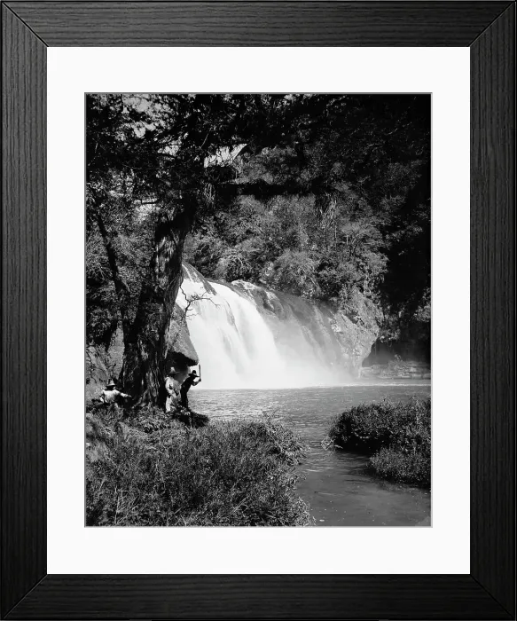 Framed Print : Falls of the Abra, between 1880 and 1897. Creator: William H. Jackson Framed Print : Falls of the Abra, between 1880 and 1897. Creator: William H. Jackson