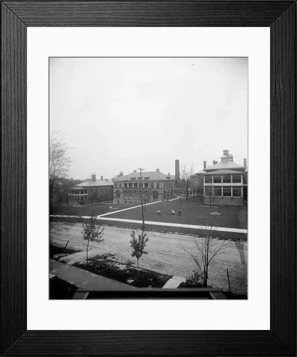 Framed Print : University of Michigan Hospital, Ann Arbor, Mich. between 1900 and 1910. Creator: Unknown Framed Print : University of Michigan Hospital, Ann Arbor, Mich. between 1900 and 1910. Creator: Unknown