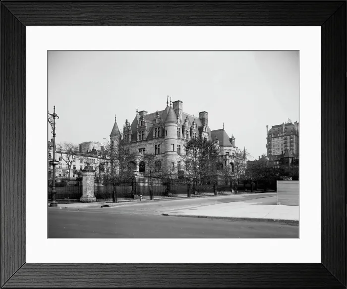 Framed Print : A Riverside Drive residence, New York, C.M. Schwab residence, between 1910 and 1920. Creator: Unknown Framed Print : A Riverside Drive residence, New York, C.M. Schwab residence, between 1910 and 1920. Creator: Unknown