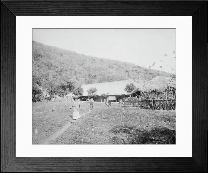 Framed Print : Hotel at Taninul, between 1880 and 1897. Creator: William H. Jackson Framed Print : Hotel at Taninul, between 1880 and 1897. Creator: William H. Jackson