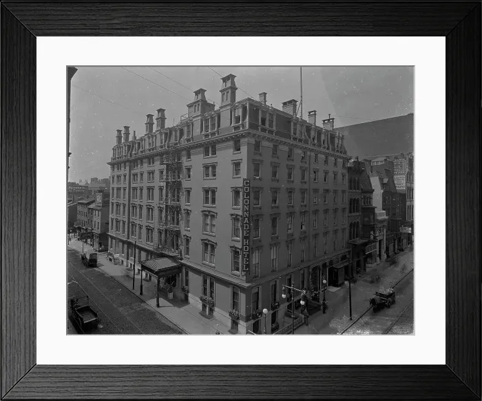 Framed Print : Colonnade Hotel, Philadelphia, Pa. between 1910 and 1920. Creator: Unknown Framed Print : Colonnade Hotel, Philadelphia, Pa. between 1910 and 1920. Creator: Unknown