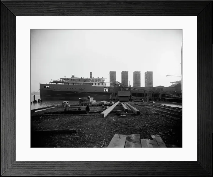 Framed Print : Str. Seeandbee, 1912 Dec 7. Creator: William H. Jackson Framed Print : Str. Seeandbee, 1912 Dec 7. Creator: William H. Jackson