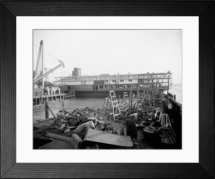 Framed Print : Str. Seeandbee, 1912 Dec 7. Creator: William H. Jackson Framed Print : Str. Seeandbee, 1912 Dec 7. Creator: William H. Jackson