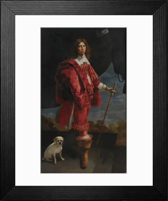 Framed Print : Ulrik Christian Gyldenlove (1630-1658), son of Christian IV and Vibeke Kruse, 1645. Creator: Abraham Wuchters Framed Print : Ulrik Christian Gyldenlove (1630-1658), son of Christian IV and Vibeke Kruse, 1645. Creator: Abraham Wuchters