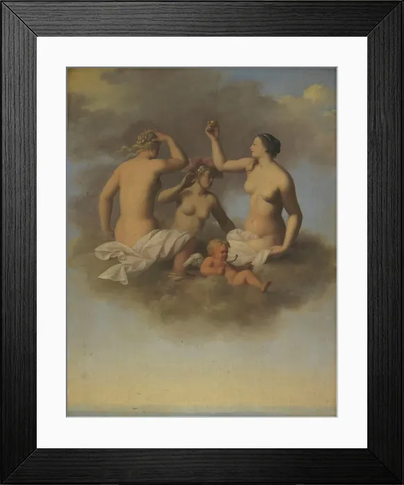 Framed Print : Juno, Minerva and Venus with Cupid, 1645-1680. Creator: Toussaint Gelton