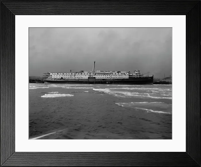 Framed Print : Str. Seeandbee, 1912 Dec 28. Creator: William H. Jackson Framed Print : Str. Seeandbee, 1912 Dec 28. Creator: William H. Jackson