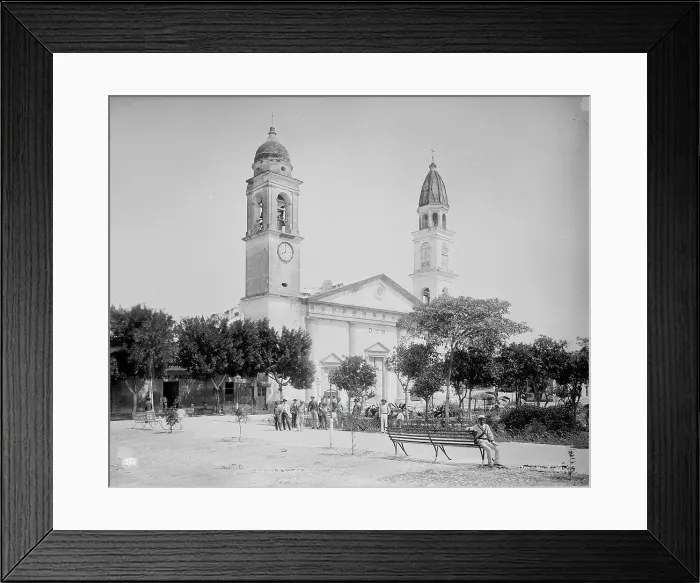 Framed Print : Church at Tampico, The, between 1880 and 1897. Creator: William H. Jackson Framed Print : Church at Tampico, The, between 1880 and 1897. Creator: William H. Jackson