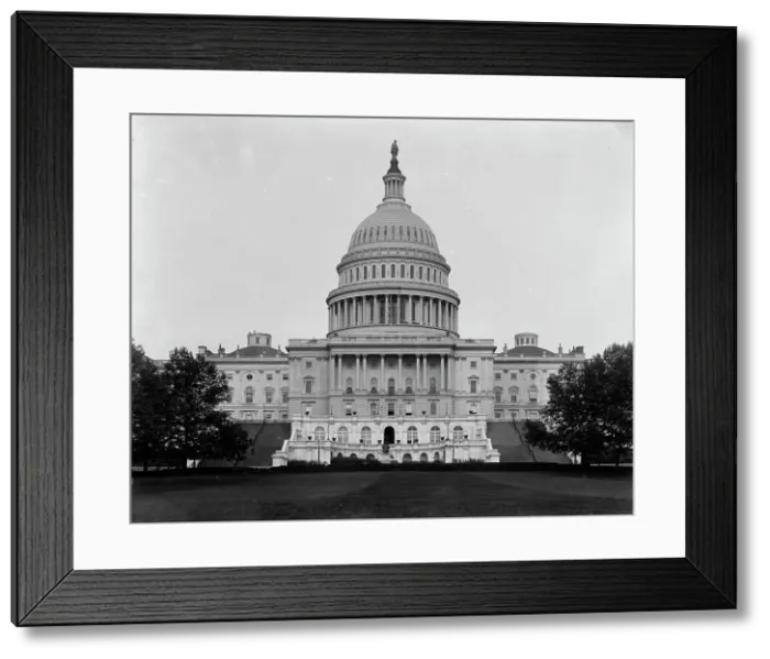 Framed Print : Capitol, Washington, D.C. The, between 1880 and 1897. Creator: William H. Jackson Framed Print : Capitol, Washington, D.C. The, between 1880 and 1897. Creator: William H. Jackson