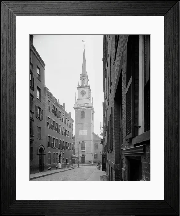 Framed Print : Christ Church (Old North), Boston, Mass. c.between 1910 and 1920. Creator: Unknown Framed Print : Christ Church (Old North), Boston, Mass. c.between 1910 and 1920. Creator: Unknown