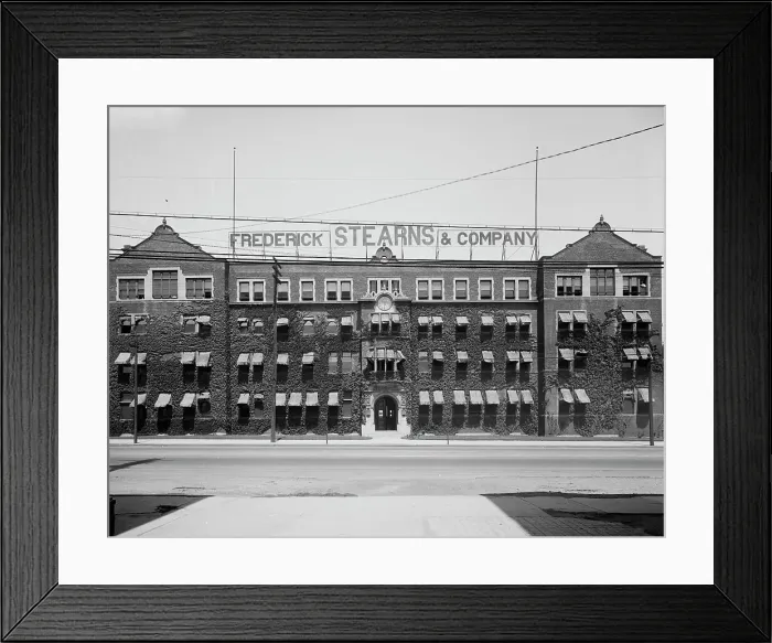 Framed Print : Fred Stearns lab, Detroit, Mich. between 1910 and 1920. Creator: Unknown Framed Print : Fred Stearns lab, Detroit, Mich. between 1910 and 1920. Creator: Unknown