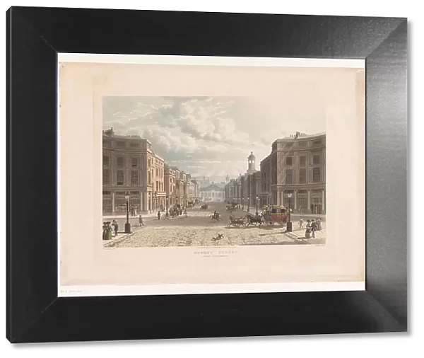 View of Regent Street, London, from Picadilly Circus, 1822. Creator: J. Bluck