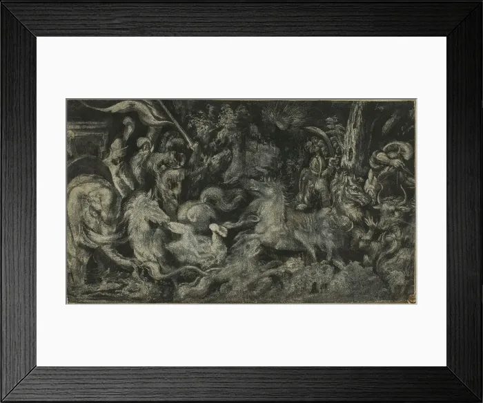 Framed Print : A Nightmare, after 1573. Creator: Melchior Bocksberger Framed Print : A Nightmare, after 1573. Creator: Melchior Bocksberger