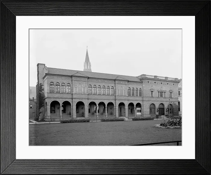 Framed Print : Museum of Fine Arts, Springfield, Mass. c.between 1910 and 1920. Creator: Unknown Framed Print : Museum of Fine Arts, Springfield, Mass. c.between 1910 and 1920. Creator: Unknown