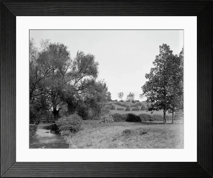 Framed Print : Laurel Hill, Forest Park, Springfield, Mass. c.between 1910 and 1920. Creator: Unknown Framed Print : Laurel Hill, Forest Park, Springfield, Mass. c.between 1910 and 1920. Creator: Unknown