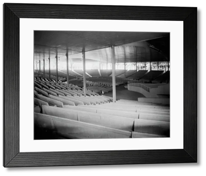 Framed Print : Assembly hall, Chautauqua, between 1880 and 1897. Creator: William H. Jackson Framed Print : Assembly hall, Chautauqua, between 1880 and 1897. Creator: William H. Jackson