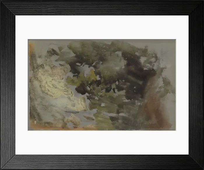 Framed Print : Trees, 1834-1911. Creator: Jozef Israels Framed Print : Trees, 1834-1911. Creator: Jozef Israels