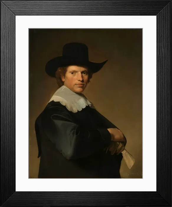 Framed Print : Portrait of a Man, 1646. Creator: Jan Verspronck Framed Print : Portrait of a Man, 1646. Creator: Jan Verspronck