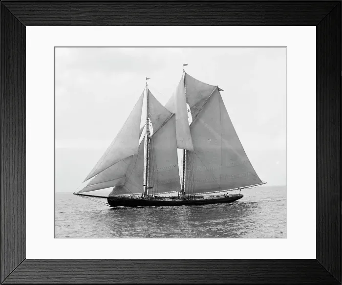 Framed Print : Rose Dorothea, winner of Lipton Cup, in first [?] Fishermen's Race, 1907. Creator: Unknown