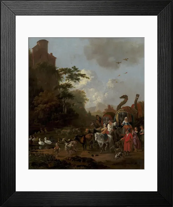 Framed Print : Noah Leaving the Ark, 1649-1685. Creator: Adam Colonia Framed Print : Noah Leaving the Ark, 1649-1685. Creator: Adam Colonia
